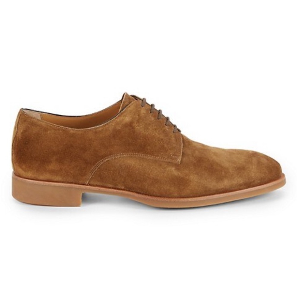Hudson men’s suede lace up shoes. Tan NEW never worn